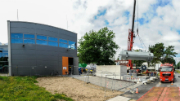 Die Testanlage für Wärmespeicherung in geschmolzenem Salz ist Teil des Energieforschungsgebäudes CeraStorE am DLR-Standort Köln.