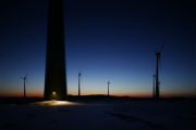 Abgeregelt: In Windparks gehen häufig die Lichter aus.