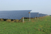 Dünnschicht-Solarmodule eines swt-Solarparks