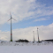 Eine neue Windkraftanlage dreht sich in Ulrichstein im Vogelsbergkreis. Sie ist Teil des von ovag Energie betriebenen Windparks Ulrichstein Platte.