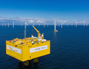 Windpark Baltic 2: Besonders stark stieg die Stromerzeugung von Windkraftanlagen auf See.