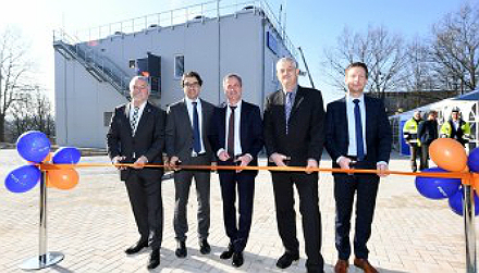 Feierliche Inbetriebnahme der neuen Energieverbundzentrale in Waldbronn.