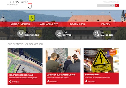 Die Vorhabenliste der Stadt Konstanz gibt es auf der Website und in gedruckter Form. 
