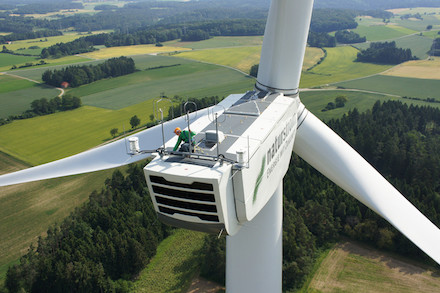 Der Naturstrom-Windpark zwischen Scheßlitz und Königsfeld wurde um vier Anlagen erweitert.