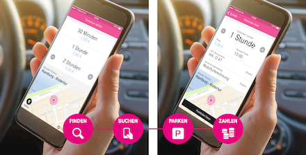 Telekom-App Park and Joy macht Parken komfortabel.
