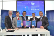 Die Initiative Gigabit-City Bochum wurde auf der CeBIT vorgestellt.