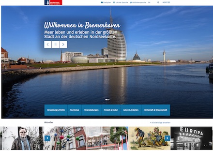Portal der Seestadt Bremerhaven soll Bürger und Touristen ansprechen.