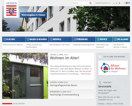 Nicht nur Kommunen, sondern auch Wohnungsbaugesellschaften finden hier Informationen zum hessischen Wohnungsmarkt.