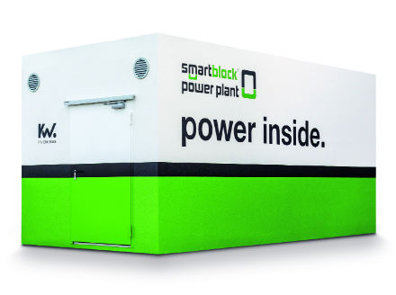 smartblock power plant: Schlüsselfertige Energiezentrale mit BHKW.