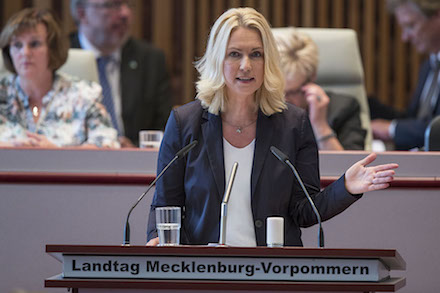 Manuela Schwesig, Ministerpräsidentin Mecklenburg-Vorpommerns, will bei der Digitalisierung neue Akzente setzen.