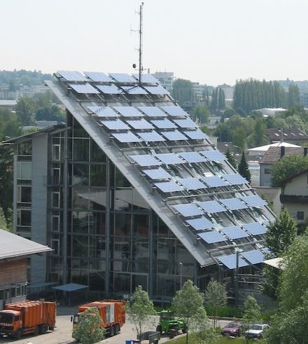 Das Solarkraftwerk auf dem Gebäude der Entsorgungsbetriebe Konstanz (EBK) wurde außer Betrieb genommen.