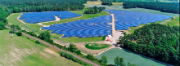 Die neue Photovoltaikanlage in Frauendorf im Landkreis Spree-Neiße umfasst auf einer Fläche von 17 Hektar 31.200 Solarmodule.
