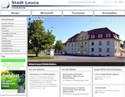 Die neue Website der Stadt Leuna ist seit August online. 