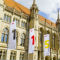 115-Flaggen vor dem Braunschweiger Rathaus.