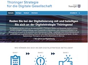 Ihre Ideen über die Digitalisierung Thüringens können die Bürger online einbringen.
