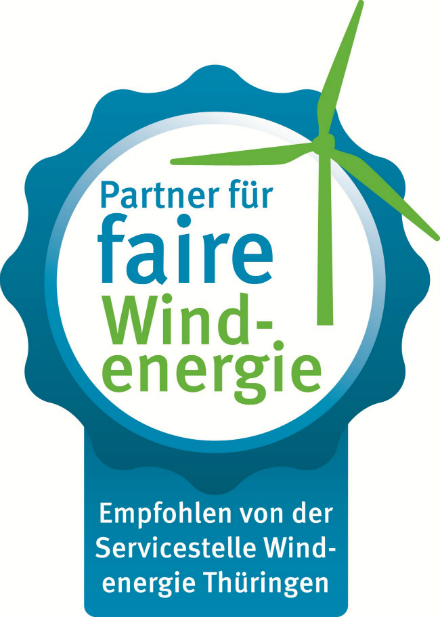 BayWa r.e. hat jetzt die Auszeichnung Faire Windenergie Thüringen erhalten.