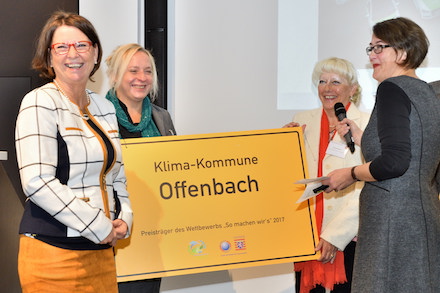 Preisverleihung: Offenbacher Projekte des nachhaltigen Mobilitätsmanagements wurden ausgezeichnet.