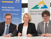 Metropolregionen Rhein-Neckar und Hamburg unterzeichnen Kooperationsvereinbarung. 
