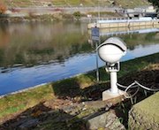 Im Feldversuch testet Ludwigsburg das Flood-Monitoring-System von Bosch für eine frühzeitige Warnung bei drohendem Hochwasser. 