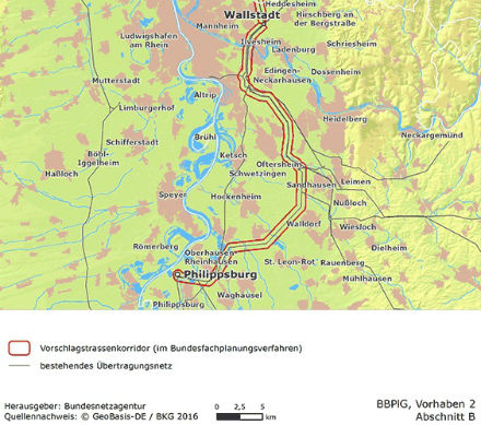 Im Abschnitt zwischen Mannheim-Wallstadt und Philippsburg ist beim Gleichstromprojekt Ultranet die Beteiligung der Öffentlichkeit am Genehmigungsverfahren gestartet.