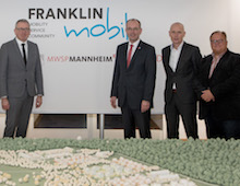Weniger Autos und Emissionen: Stadtquartier Blue Village FRANKLIN mit ganzheitlichem Mobilitätskonzept.