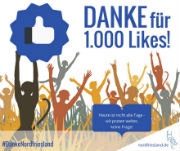 Kreis Nordfriesland bedankt sich bei seinen Facebook-Freunden.