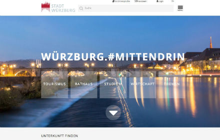 Würzburg hat sich einen neuen Internet-Auftritt verpasst.