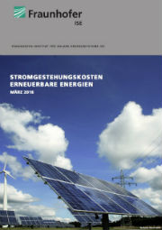 Fraunhofer-Studie: Photovoltaik-Anlagen und Onshore-Windenergieanlagen produzieren Strom bereits heute günstiger als konventionelle Kraftwerke.