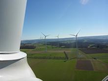 Fünf Anlagen hat der Windpark Schlüchtern, der nun von den Stadtwerken Bielefeld gekauft worden ist. 