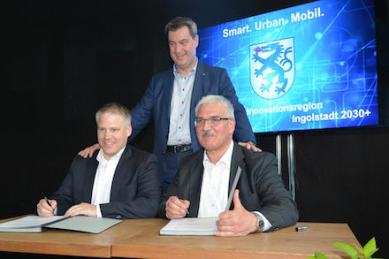 Beim Ausbau der Smart City Ingolstadt wollen die Stadt und das Unternehmen Audi zusammenarbeiten.
