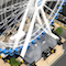 Showcases und Expertentalks erleben CEBIT-Besucher im Riesenrad der Innovationen von SAP. 