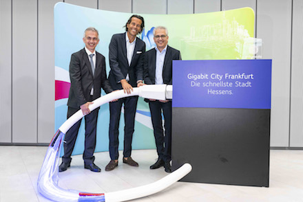 Frankfurt am Main erhält ein flächendeckendes Gigabit-Netz.