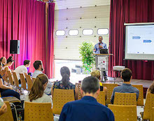Beim Forum Digital Stadt informierten Experten wie André Domin, Geschäftsführer des Technologieparks Heidelberg, über verschiedene Aspekte der Digitalisierung.