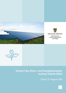 Sachsen-Anhalt legt Entwurf für ein Klima- und Energiekonzept vor. 