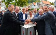 Hessenweites WLAN-Förderprogramm „Digitale Dorflinde“ startet in Biedenkopf.