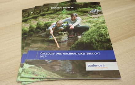 Badenova hat seinen zehnten Ökologie- und Nachhaltigkeitsbericht veröffentlicht.
