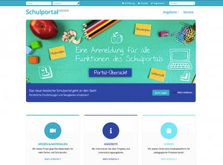 Hessen hat ein Schul-Portal für die Schüler und Lehrkräfte im Land gestartet.