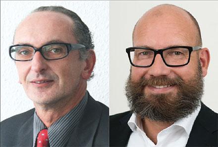 Josef Horn und Oliver Thomas vom Staatsanzeiger für Baden-Württemberg