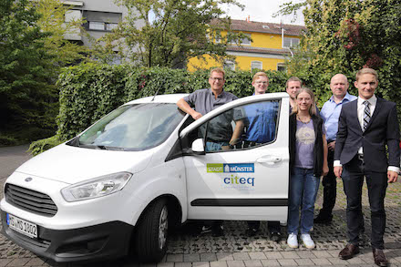 Eigene Mannschaft für die Schulen: Das citeq@school-Team hat bereits 67 Schulen in Münster mit neuer IT ausgestattet.