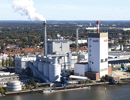 Im Bremer Heizkraftwerk Hastedt kommt ein neues Hybridsystem zum Einsatz.