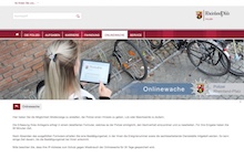 In Rheinland-Pfalz können Strafanzeigen bei der Polizei online gestellt werden.