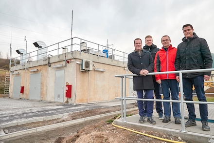 evm nimmt neu erbaute Biogaseinspeiseanlage in Plaidt in Betrieb.
