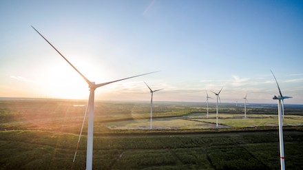 enercity-Windpark Klettwitz wird um zehn neue Windräder erweitert.