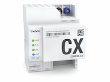Über ein separates Steckmodul kann Thebens Smart Meter Gateway Conexa 3.0 zur gemeinsamen Lösung energybase.Conexa aufgerüstet werden.