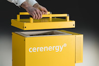 Die Hochtemperaturbatterie cerenergy des Fraunhofer IKTS kann auf der Fachmesse Energy Storage Europe 2019 begutachtet werden. 