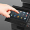 Intuitive Touchscreens erleichtern Druckerbedienung.