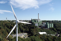 Die Windkraftanlage von Bürgerwind Cronenberg liefert Strom für Tal.Markt-Kunden in Wuppertal.