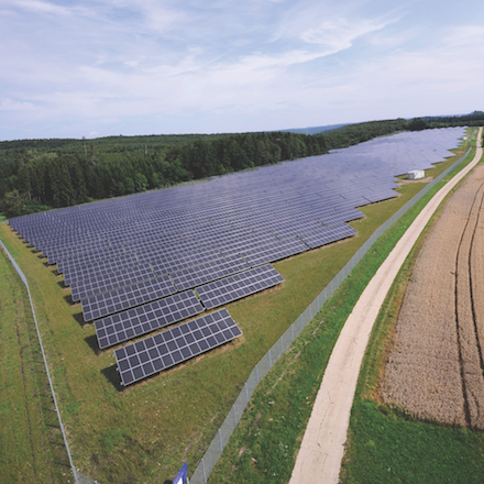 EnBW-Solarpark in Leibertingen (Landkreis Sigmaringen) ist seit Dezember 2009 in Betrieb.