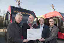 Das Bundesumweltministerium stellt für die Umstellung auf Elektrobusse in Osnabrück rund 15 Millionen Euro Fördermittel zur Verfügung.