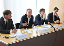 Der Rückgang der Zubauzahlen stand im Fokus der Pressekonferenz des Bundesverbands WindEnergie Berlin/Brandenburg. 